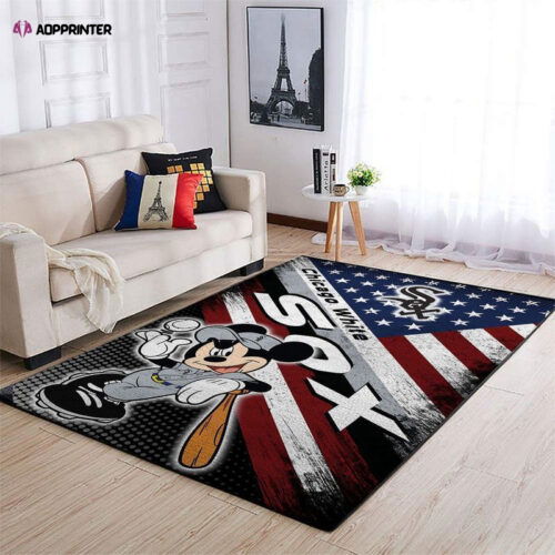 Chicago White Sox Rug Living Room Floor Decor Fan Gifts
