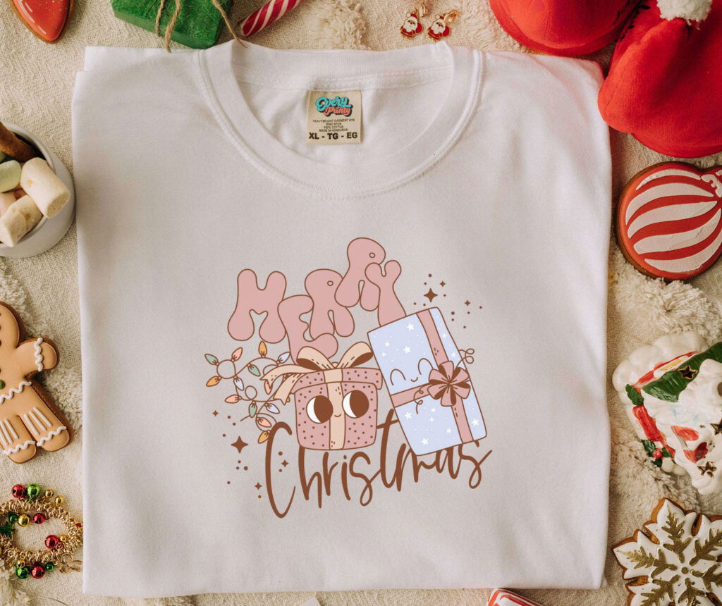 Retro Christmas Shirt: Santa Tree Tshirt Crewneck Gift Merry Christmas & Vacation Retro Christmas Shirt: Santa Tree Tshirt Crewneck Gift Merry Christmas & Vacation