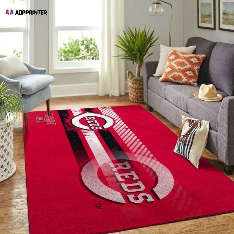 Cincinnati Reds Rug Living Room Floor Decor Fan Gifts Cincinnati Reds Rug Living Room Floor Decor Fan Gifts