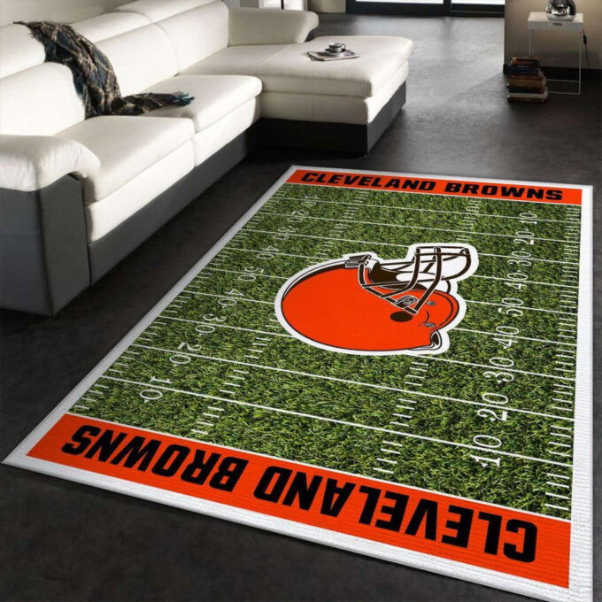 Cleveland Browns Rug Living Room Floor Decor Fan Gifts