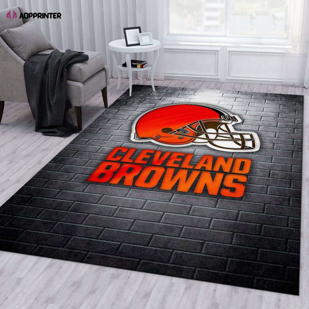 Cleveland Browns Rug Living Room Floor Decor Fan Gifts Cleveland Browns Rug Living Room Floor Decor Fan Gifts