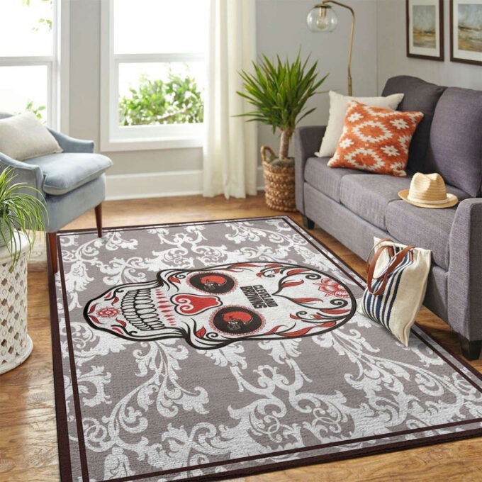 Cleveland Browns Rug Living Room Floor Decor Fan Gifts