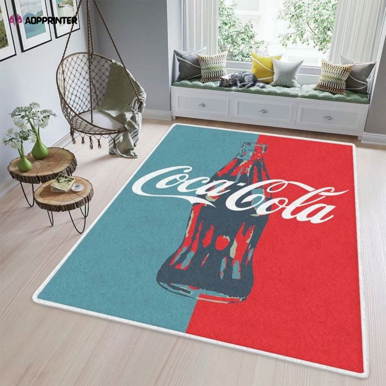 Coca Cola Rug Living Room Floor Decor Fan Gifts Coca Cola Rug Living Room Floor Decor Fan Gifts