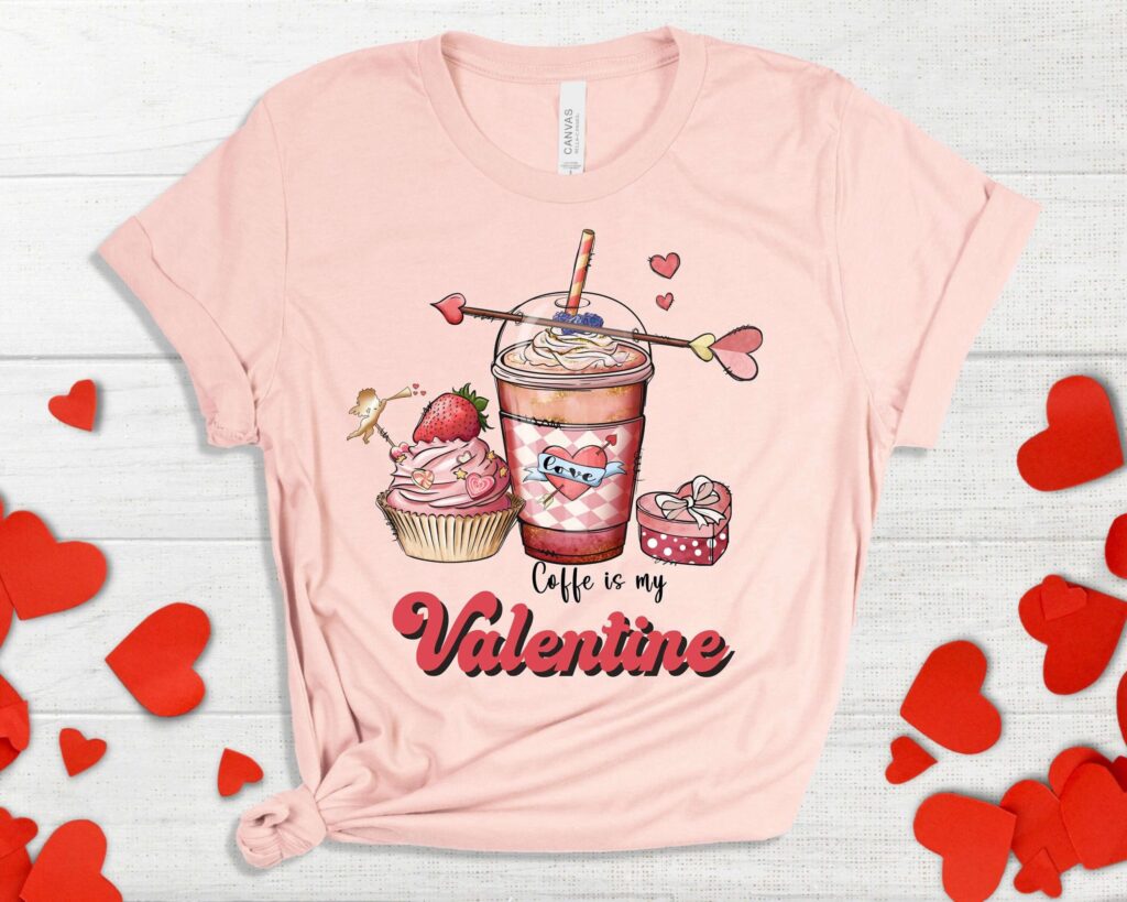 Coffee Is My Valentine T-shirt: Perfect Valentine s Day Gift for Coffee Lovers! Coffee Is My Valentine T-shirt: Perfect Valentine s Day Gift for Coffee Lovers!