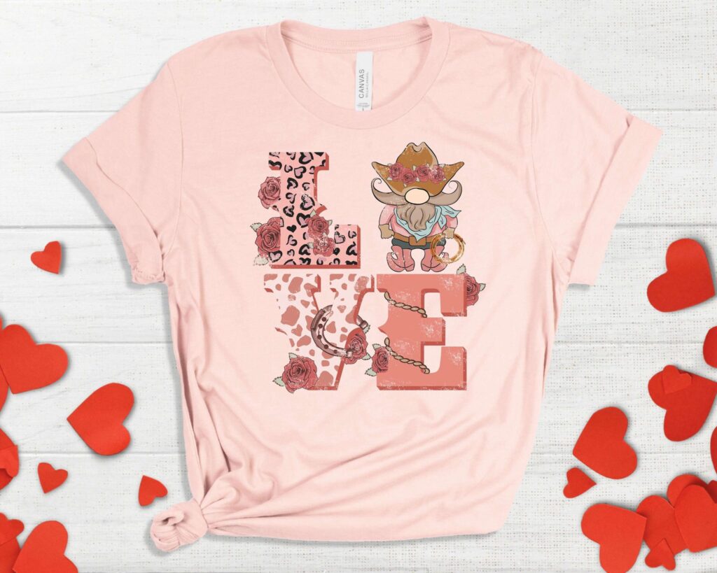 Cowboy Love Retro Shirt – Perfect Valentine s Day Gift for Women Cowboy Love Retro Shirt – Perfect Valentine s Day Gift for Women