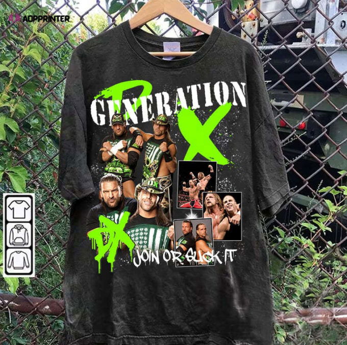 D-Generation X TShirt – D-Generation X Hoodie – American Professional Wrestler TeeUnisex Shirt