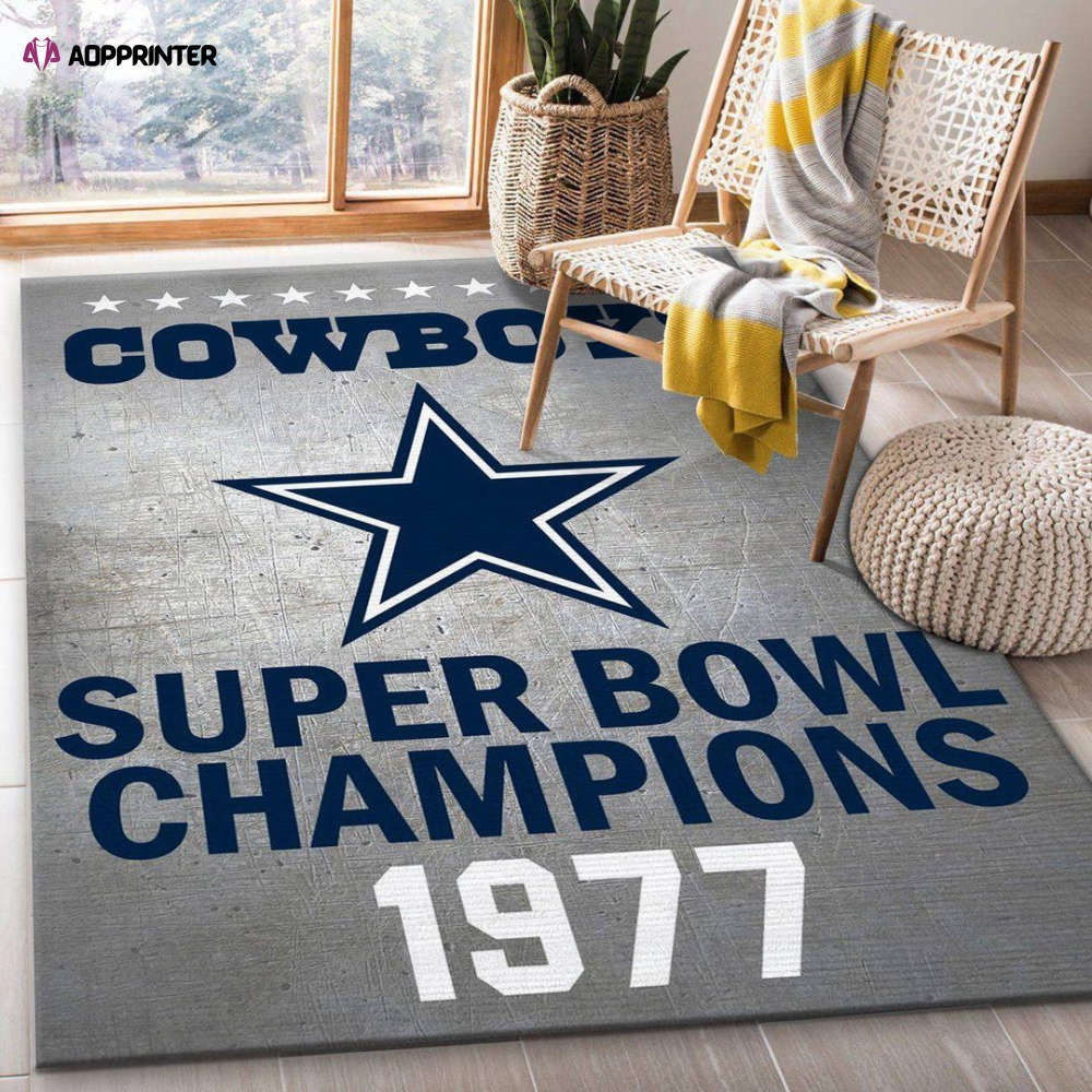 Dallas Cowboys 1977 Rug Living Room Floor Decor Fan Gifts Dallas Cowboys 1977 Rug Living Room Floor Decor Fan Gifts