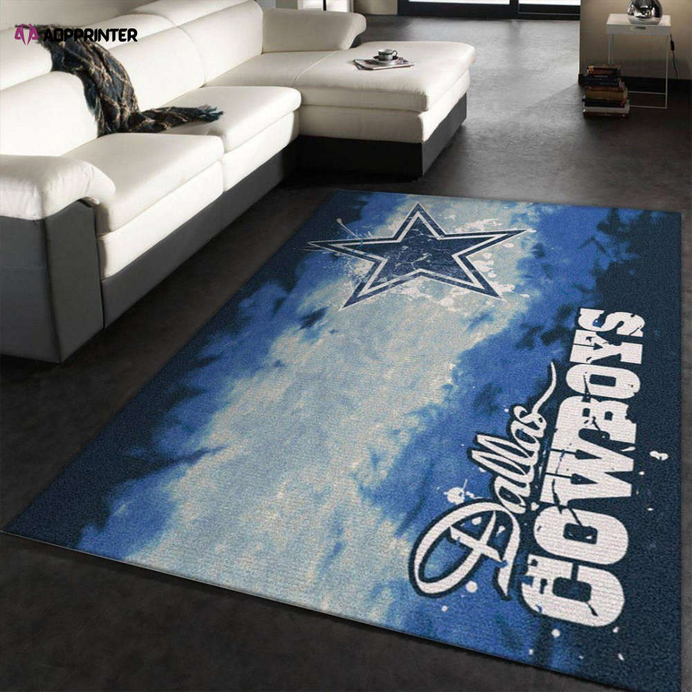 Dallas Cowboys Fade Rug Living Room Floor Decor Fan Gifts Dallas Cowboys Fade Rug Living Room Floor Decor Fan Gifts