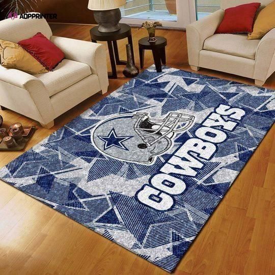 Dallas Cowboys Floor Rug Living Room Floor Decor Fan Gifts Dallas Cowboys Floor Rug Living Room Floor Decor Fan Gifts