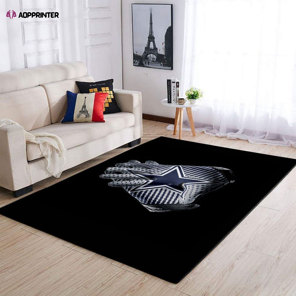 Dallas Cowboys Gloves Rug Living Room Floor Decor Fan Gifts Dallas Cowboys Gloves Rug Living Room Floor Decor Fan Gifts
