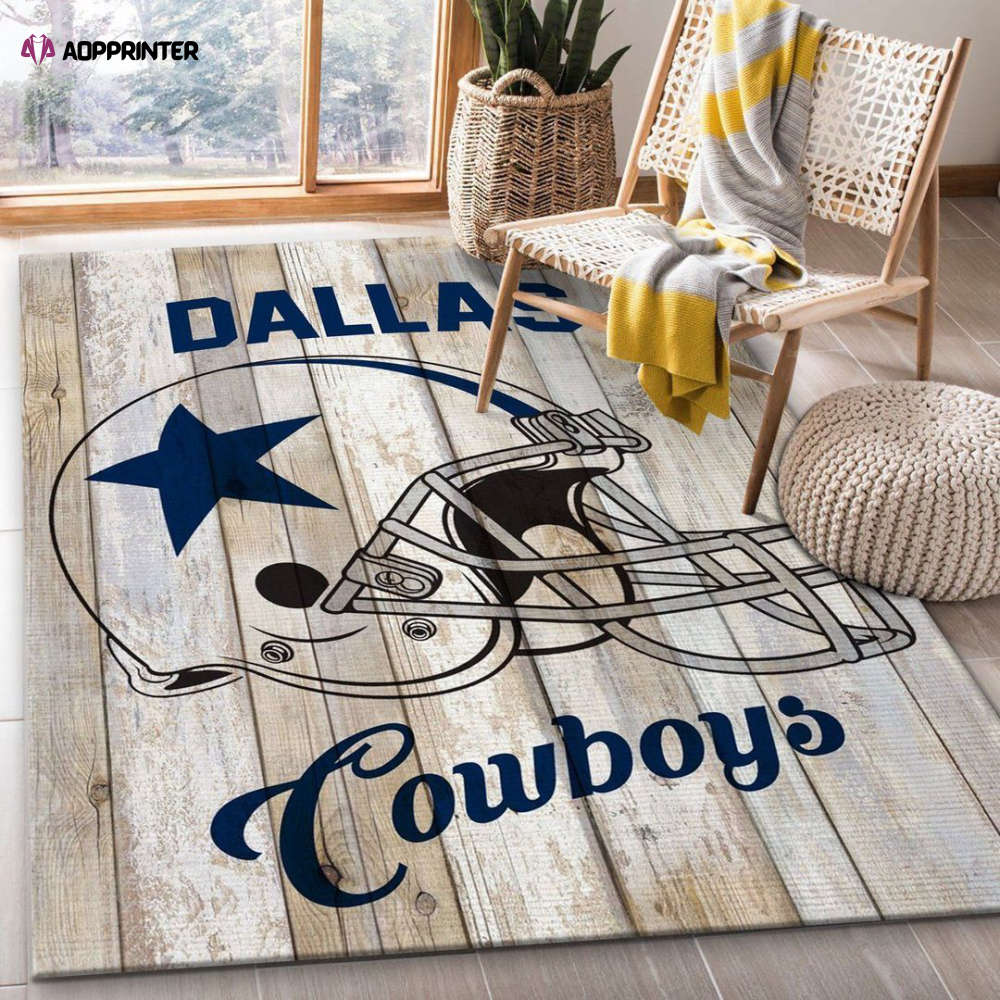 Dallas Cowboys Helmet Wood Rug Living Room Floor Decor Fan Gifts Dallas Cowboys Helmet Wood Rug Living Room Floor Decor Fan Gifts