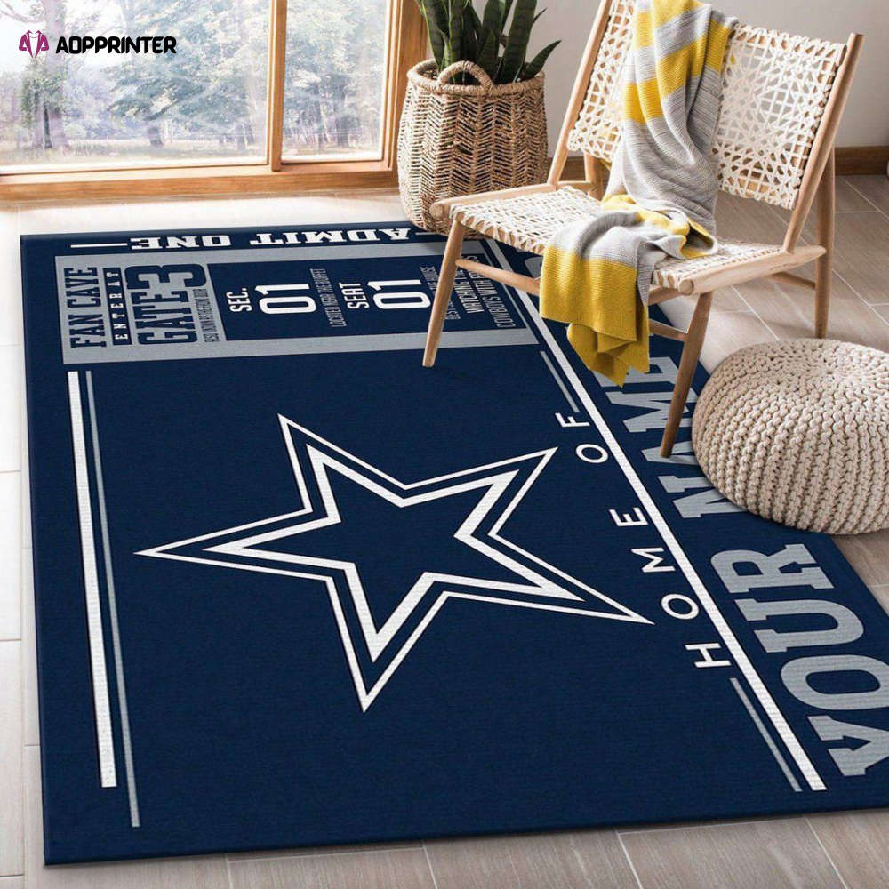 Dallas Cowboys Rug Living Room Floor Decor Fan Gifts Dallas Cowboys Rug Living Room Floor Decor Fan Gifts