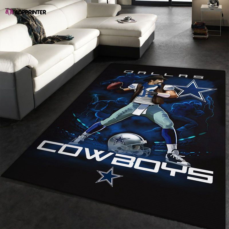 Dallas Cowboys Rug Living Room Floor Decor Fan Gifts Dallas Cowboys Rug Living Room Floor Decor Fan Gifts