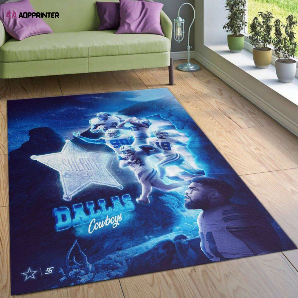 Dallas Cowboys Rug Living Room Floor Decor Fan Gifts Dallas Cowboys Rug Living Room Floor Decor Fan Gifts