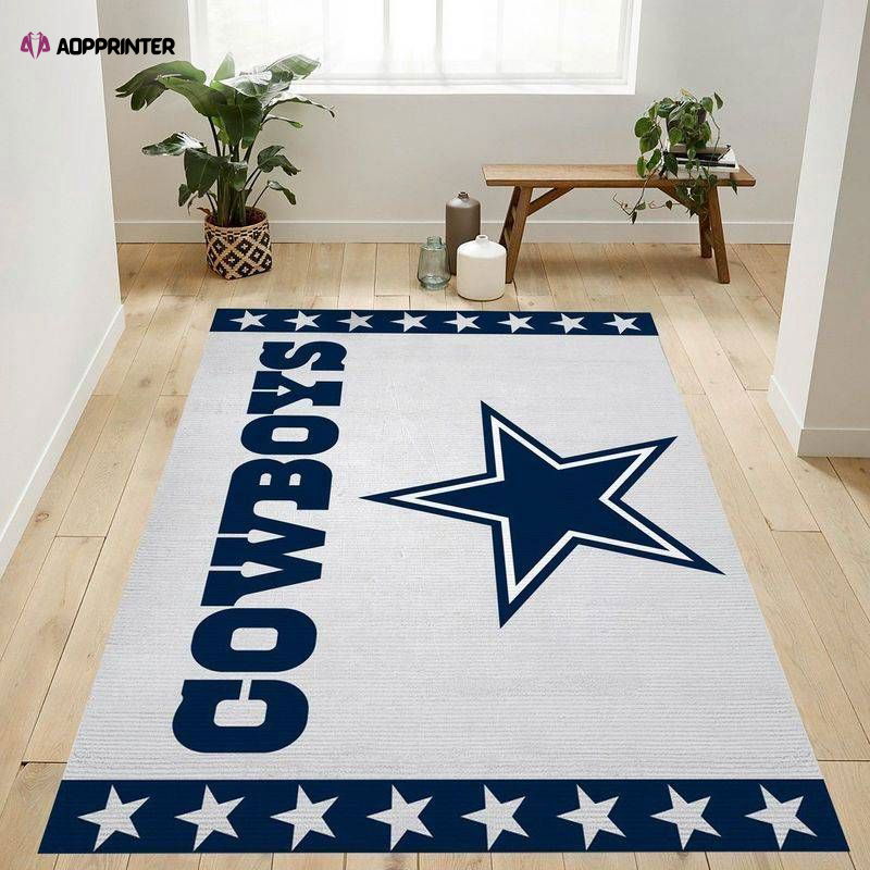 Dallas Cowboys Rug Living Room Floor Decor Fan Gifts Dallas Cowboys Rug Living Room Floor Decor Fan Gifts
