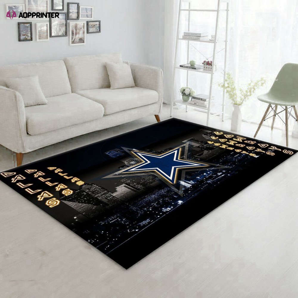 Dallas Cowboys Rug Living Room Floor Decor Fan Gifts Dallas Cowboys Rug Living Room Floor Decor Fan Gifts