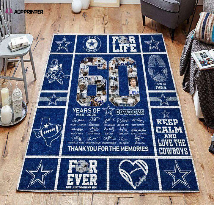 Dallas Cowboys Rug Living Room Floor Decor Fan Gifts Dallas Cowboys Rug Living Room Floor Decor Fan Gifts