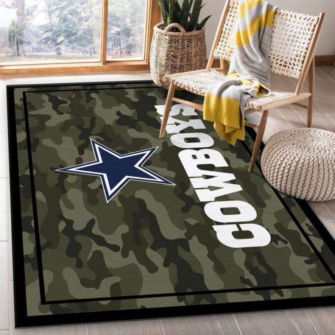 Dallas Cowboys Rug Living Room Floor Decor Fan Gifts