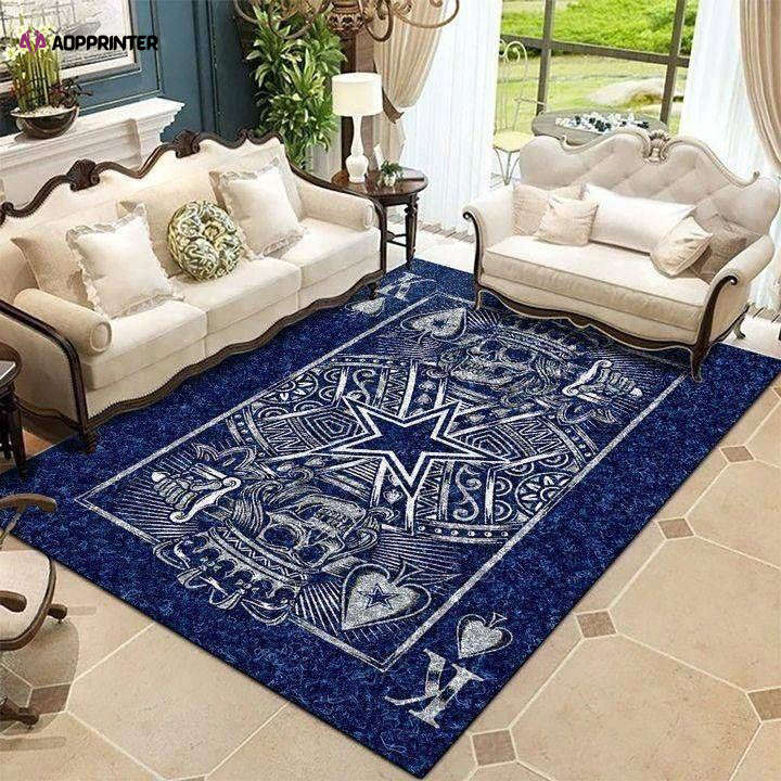 Dallas Cowboys Rug Living Room Floor Decor Fan Gifts Dallas Cowboys Rug Living Room Floor Decor Fan Gifts