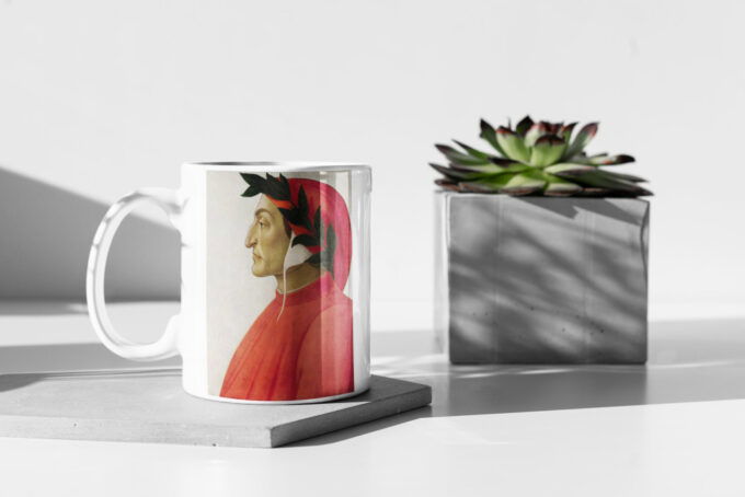 Dante Alighieri Italian Author 11 oz Ceramic Mug Gift