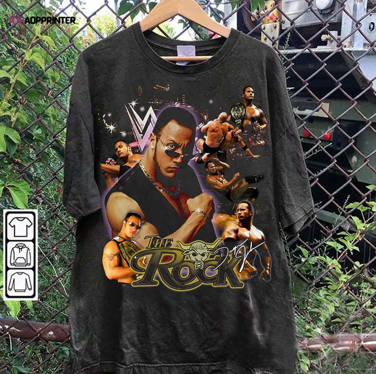 Dwayne Johnson TShirt – The Rock T-Shirt – American Professional Wrestler TeeUnisex Shirt Dwayne Johnson TShirt – The Rock T-Shirt – American Professional Wrestler TeeUnisex Shirt