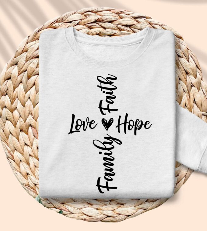 Christian Easter Shirt: Faith Cross Design Perfect Faith Gift for Easter