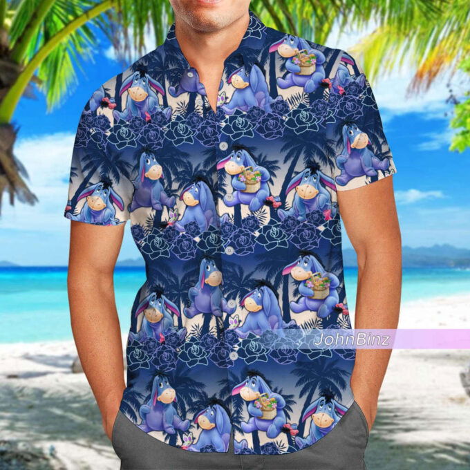 Eeyore Shirt: Hawaiian Button Down Disney Men s Shorts & Gifts