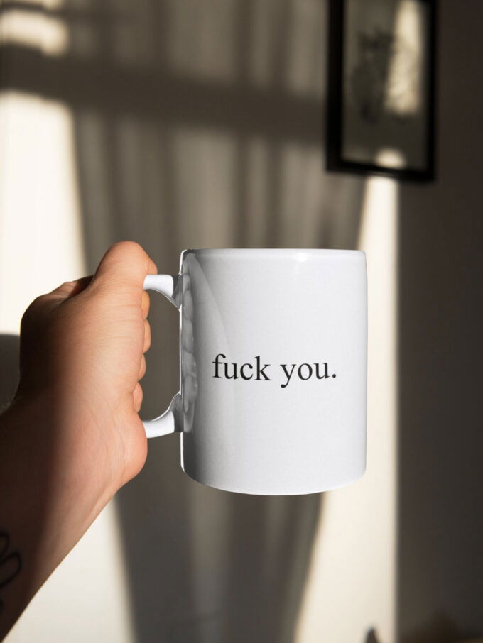 Fuck You. Funny Mug, Meme Gift, Gift For Him, Gift For Her, Joke Gift, 11 oz Ceramic Mug Gift