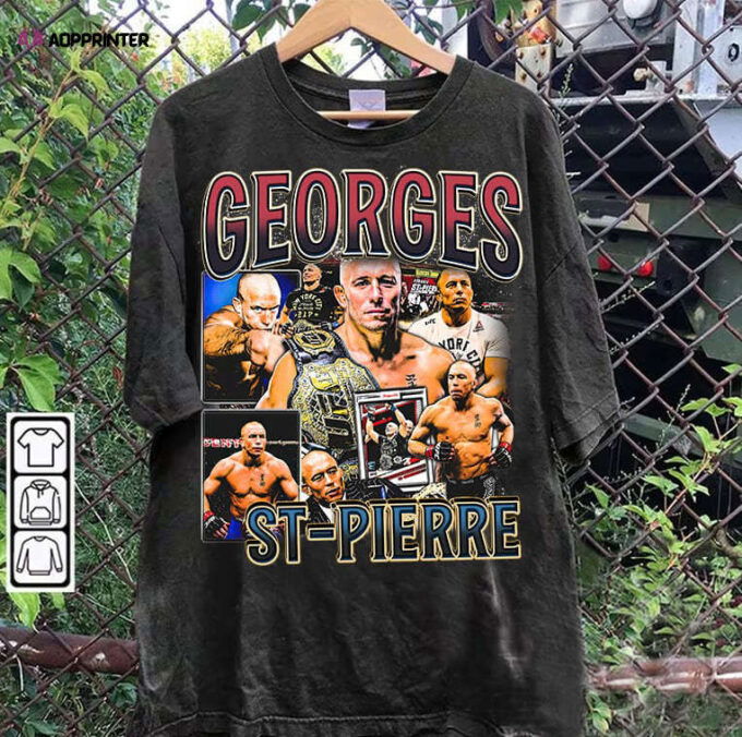 Georges St-Pierre T-Shirt – Georges St-Pierre Sweatshirt – American Professional Boxer Tee For Man and Woman