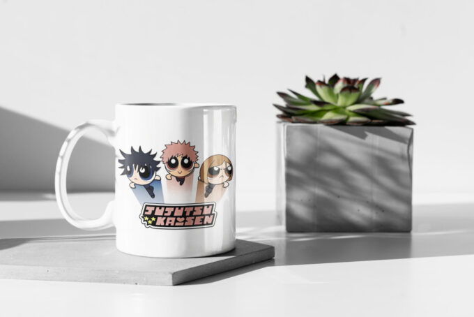 Gojo Satoru, Anime Fan, Anime Mug, Anime Coffee Mug, Cute Gift, Anime Lover Gift, Anime, JJK, 11 oz Ceramic Mug Gift