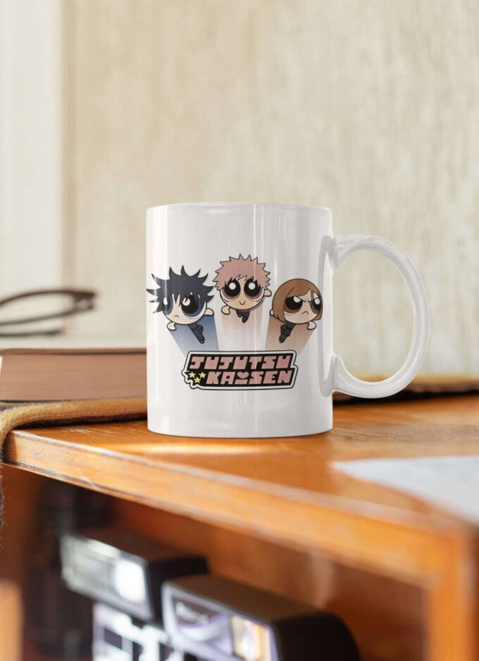 Gojo Satoru, Anime Fan, Anime Mug, Anime Coffee Mug, Cute Gift, Anime Lover Gift, Anime, JJK, 11 oz Ceramic Mug Gift