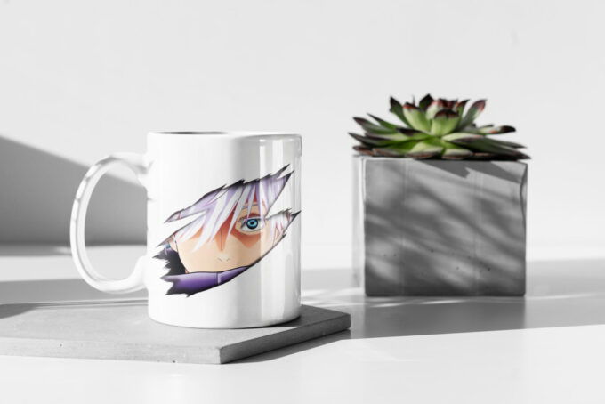 Gojo Satoru, Anime Fan, Anime Mug, Anime Coffee Mug, Jujutsu Kaisen, Anime Lover Gift, Anime, JJK, 11 oz Ceramic Mug Gift