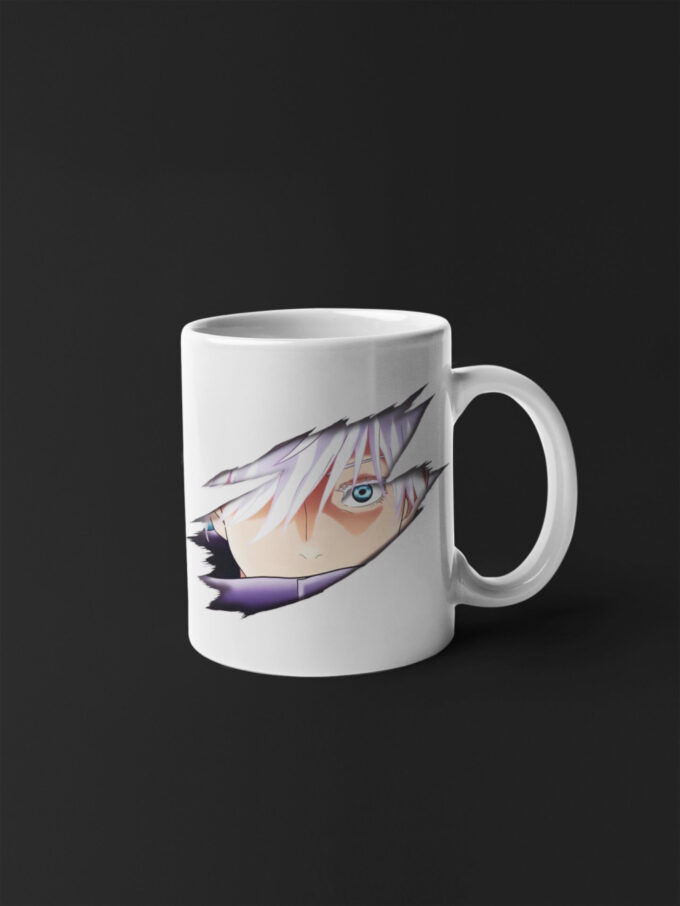 Gojo Satoru, Anime Fan, Anime Mug, Anime Coffee Mug, Jujutsu Kaisen, Anime Lover Gift, Anime, JJK, 11 oz Ceramic Mug Gift