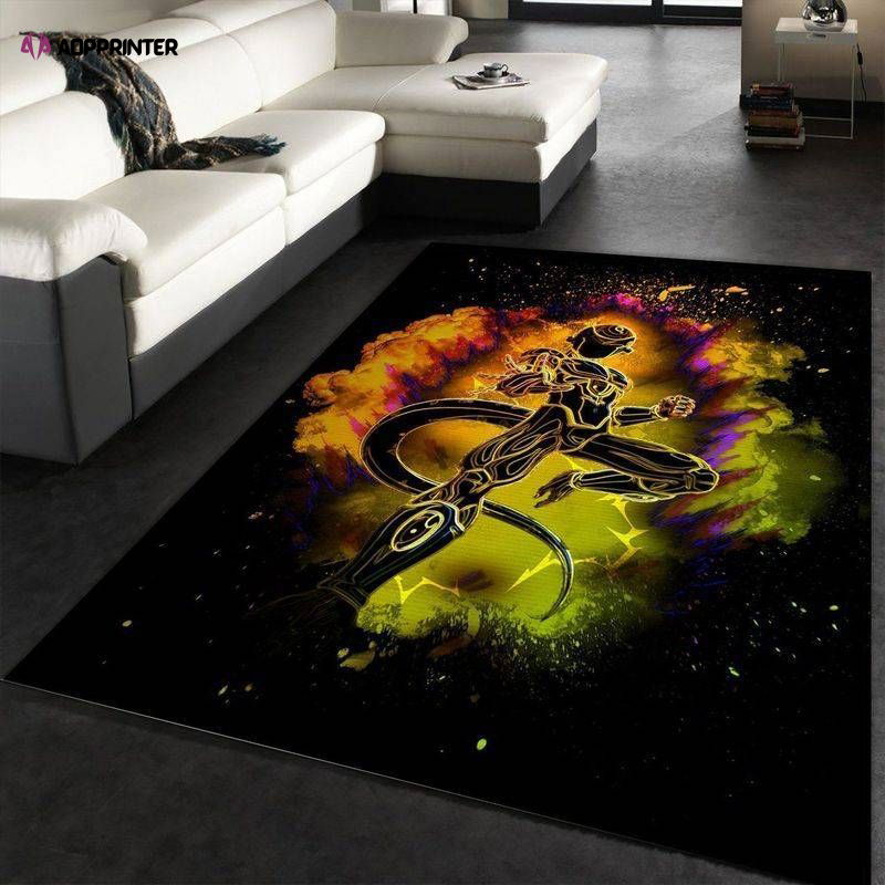 Golden Frieza Dragon Ball Rug Living Room Floor Decor Fan Gifts Golden Frieza Dragon Ball Rug Living Room Floor Decor Fan Gifts