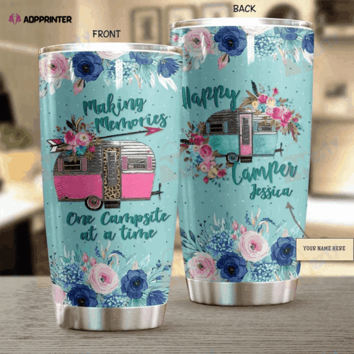 Cart 2 Happy Camper Stainless Steel Tumbler
