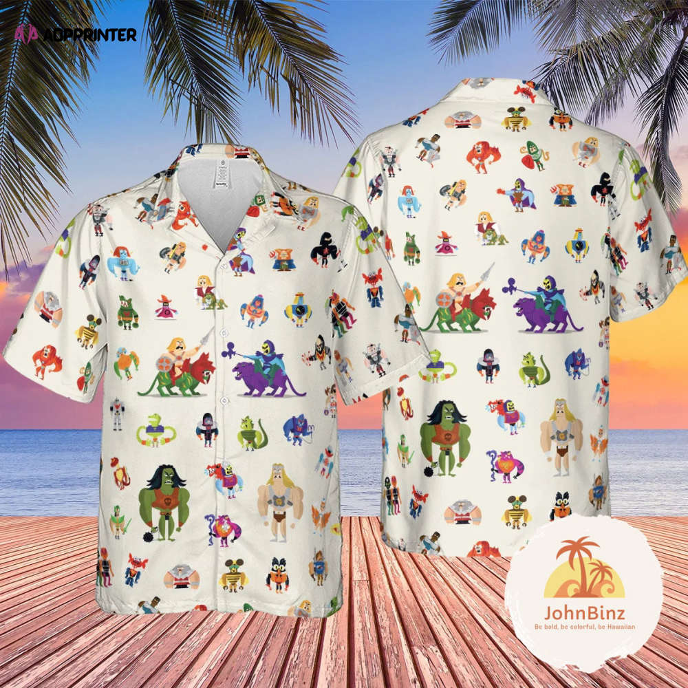 Official Masters Of Universe Hawaiian Shirt – He-Man Characters Movie Button Short Sleeve Official Masters Of Universe Hawaiian Shirt – He-Man Characters Movie Button Short Sleeve