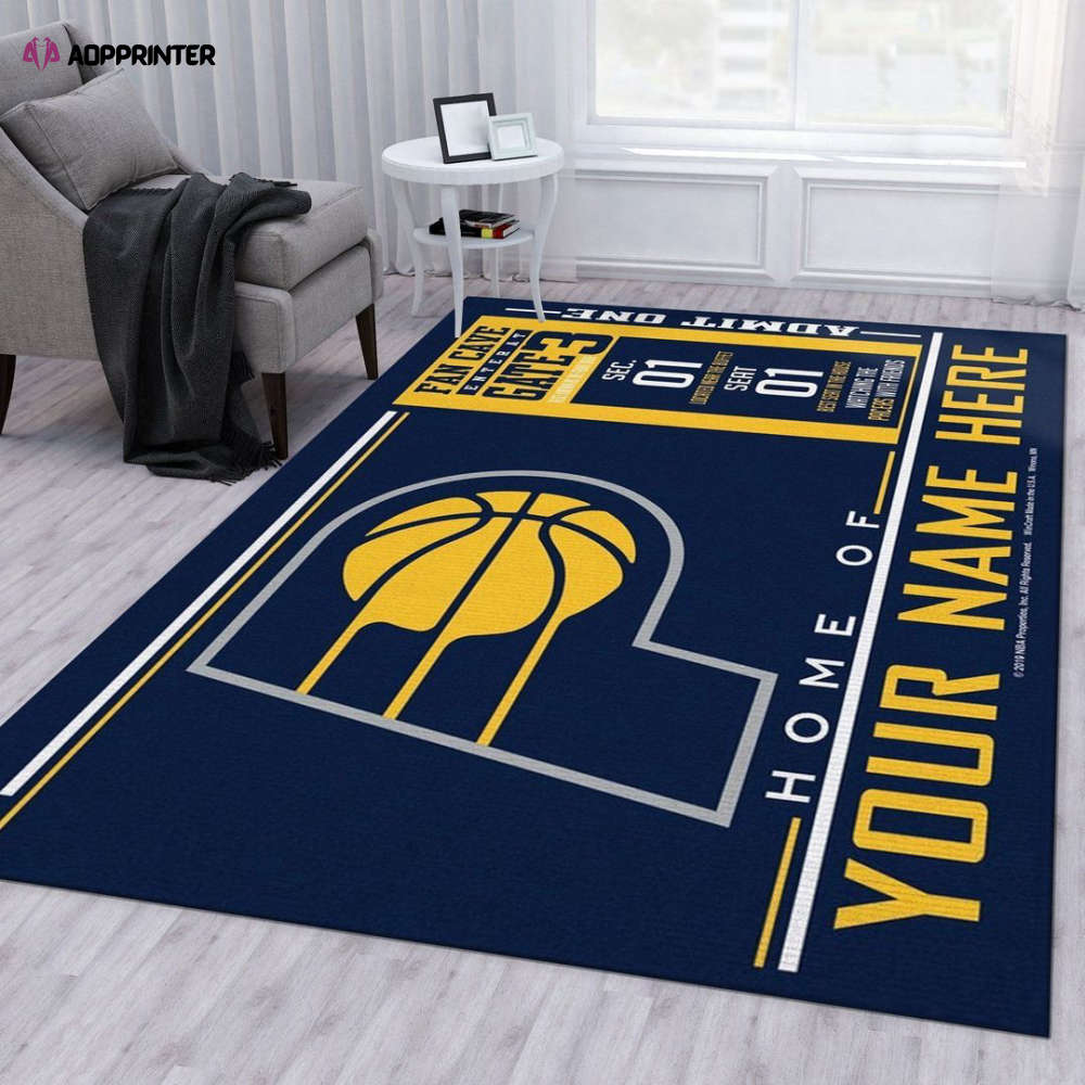 Indiana Pacers Rug Living Room Floor Decor Fan Gifts Indiana Pacers Rug Living Room Floor Decor Fan Gifts