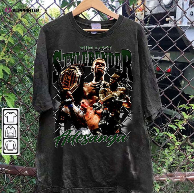 Israel Adesanya T-Shirt – Israel Adesanya TShirt – Retro Mixed Martial Artist Unisex Shirt
