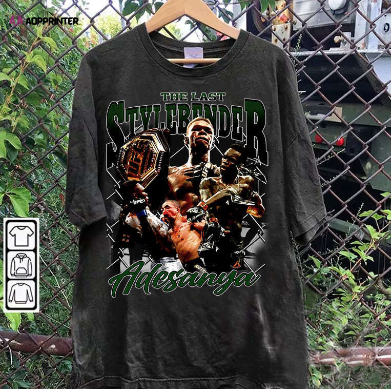 Israel Adesanya T-Shirt – Israel Adesanya TShirt – Retro Mixed Martial Artist Unisex Shirt Israel Adesanya T-Shirt – Israel Adesanya TShirt – Retro Mixed Martial Artist Unisex Shirt