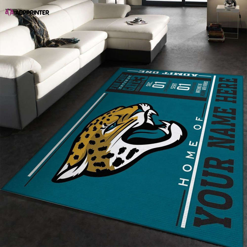 Jacksonville Jaguars Rug Living Room Floor Decor Fan Gifts Jacksonville Jaguars Rug Living Room Floor Decor Fan Gifts