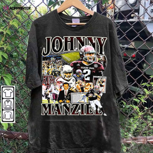 Johnny Manziel T-Shirt - Johnny Manziel Hoodie - Retro American Football Unisex Shirt