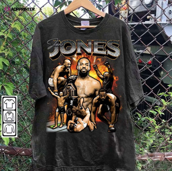 Jon Jones T-Shirt – Jon Jones Sweatshirt – American Professional Boxer Unisex Shirt