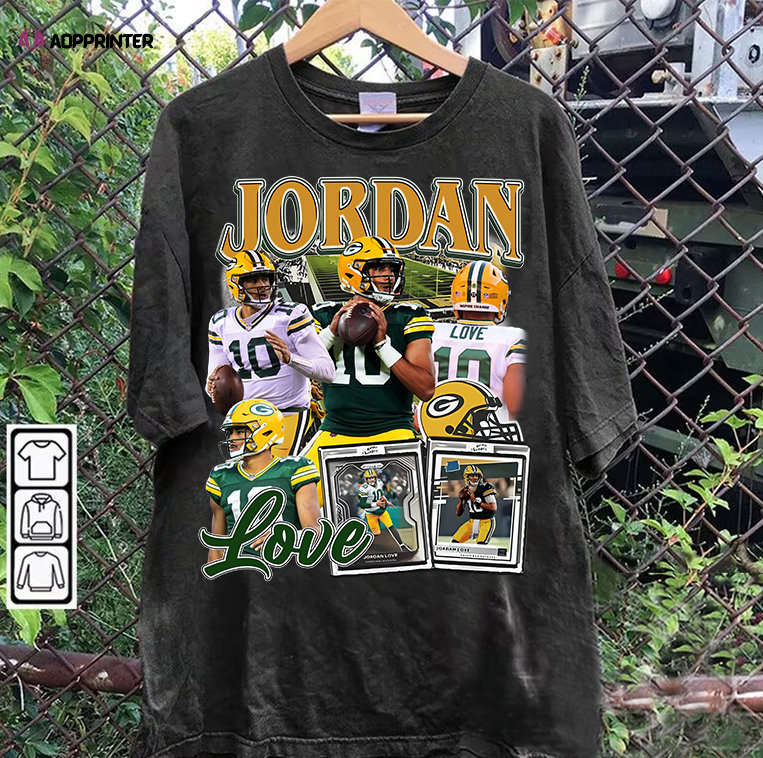 Jordan Love T-Shirt – Jordan Love Football T-Shirt – Jordan Love Vintage Unisex Shirt Jordan Love T-Shirt – Jordan Love Football T-Shirt – Jordan Love Vintage Unisex Shirt