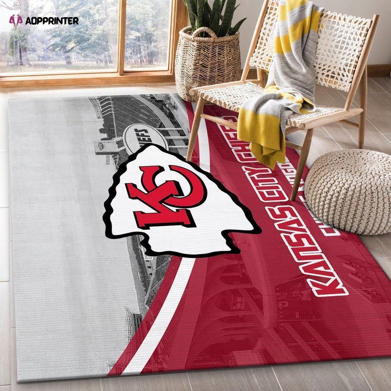 Kansas City Chiefs Rug Living Room Floor Decor Fan Gifts Kansas City Chiefs Rug Living Room Floor Decor Fan Gifts