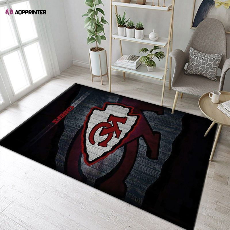 Kansas City Chiefs Rug Living Room Floor Decor Fan Gifts Kansas City Chiefs Rug Living Room Floor Decor Fan Gifts
