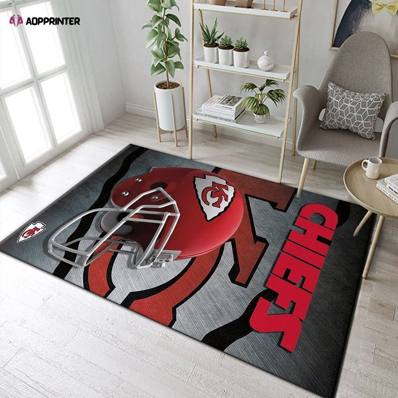 Kansas City Chiefs Rug Living Room Floor Decor Fan Gifts Kansas City Chiefs Rug Living Room Floor Decor Fan Gifts
