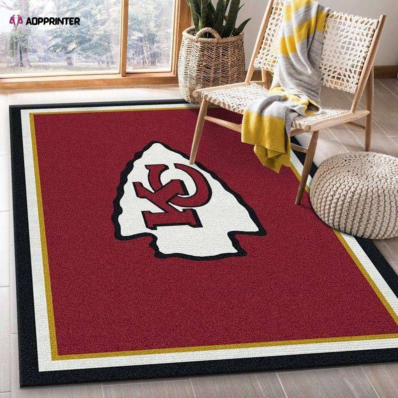 Kansas City Chiefs Rug Living Room Floor Decor Fan Gifts Kansas City Chiefs Rug Living Room Floor Decor Fan Gifts