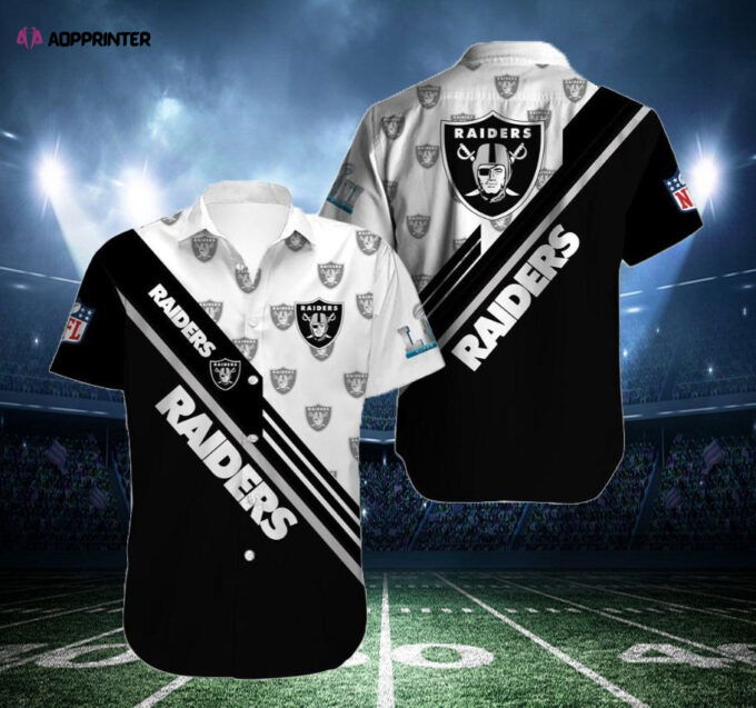 Las Vegas Raiders Hawaiian Summer Shirt Las Vegas Raiders Summer Shirt Las Vegas Raiders fan hawaiian Shirt K176h28