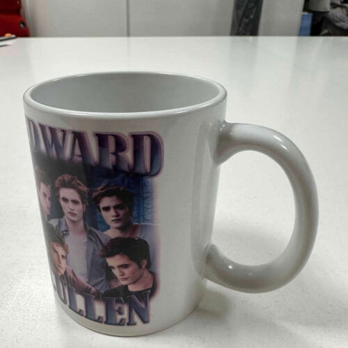 Limited Edward Cullen Vintage 90's Mug, Edward Cullen Twilight Movie, Cullens Vampires, Gift For Her, 11oz Ceramic Mug Gift