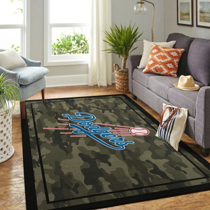 Los Angeles Dodgers Rug Living Room Floor Decor Fan Gifts